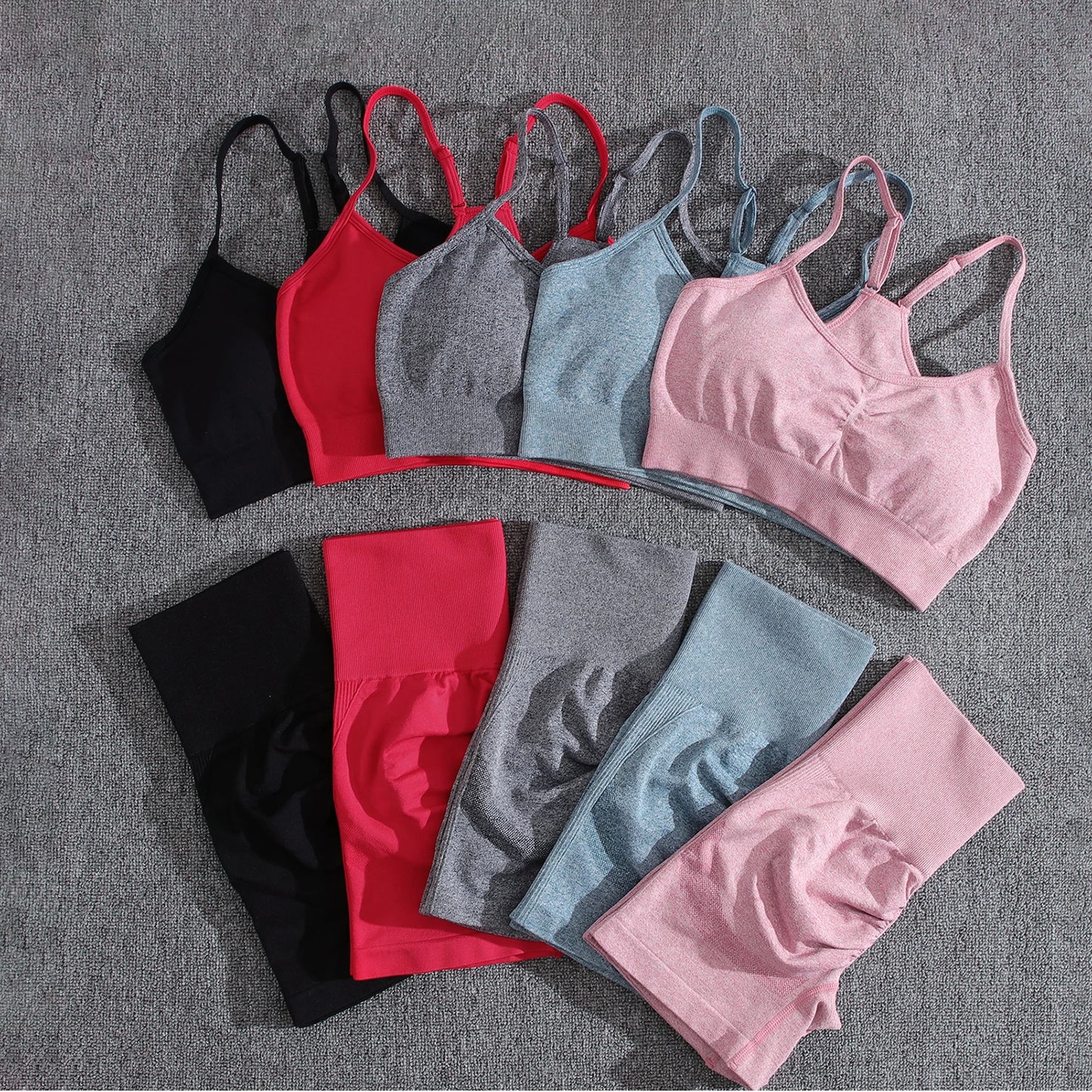 Yoga Set Women Sports Push Up Bra Gym Suit