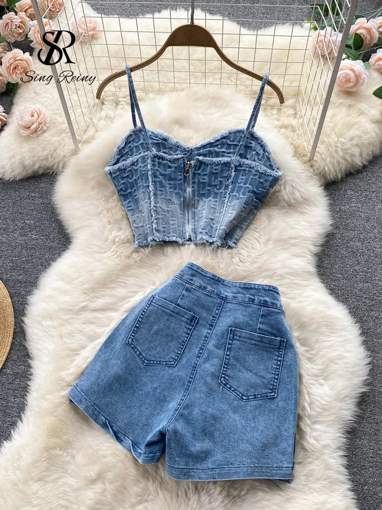 Denim co-ord set