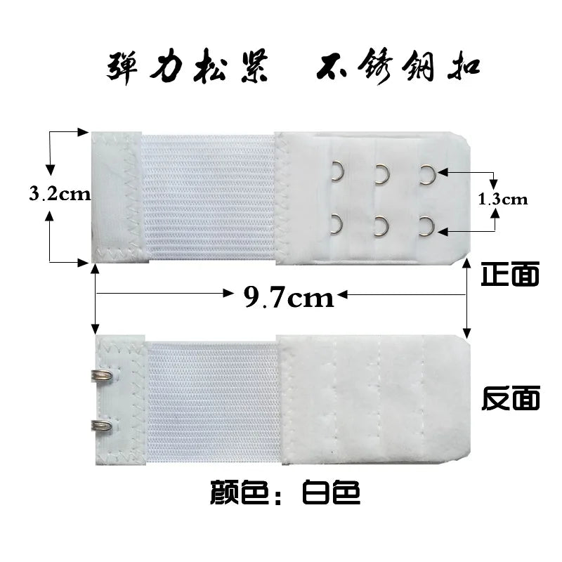 Elastic 2 Rows 2 Hooks Bra Extenders Bands For Ladies Bra Clasp Strap  Extender Women Girl Bra Accessories From Xiuping, $20.11