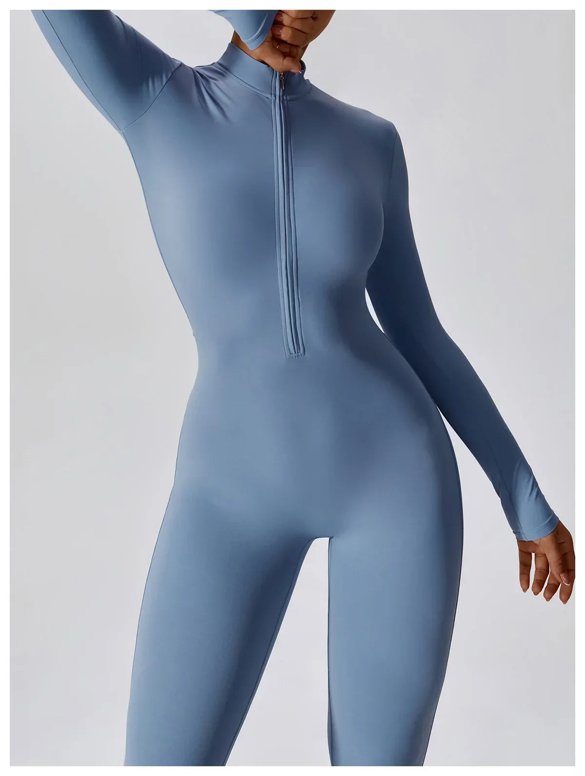 Yoga Jumpsuit Women Seamless Sports Zipper