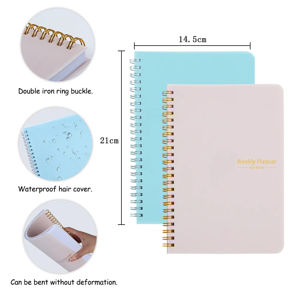 2024 Weekly Planner Agenda A5 Notebook Planner