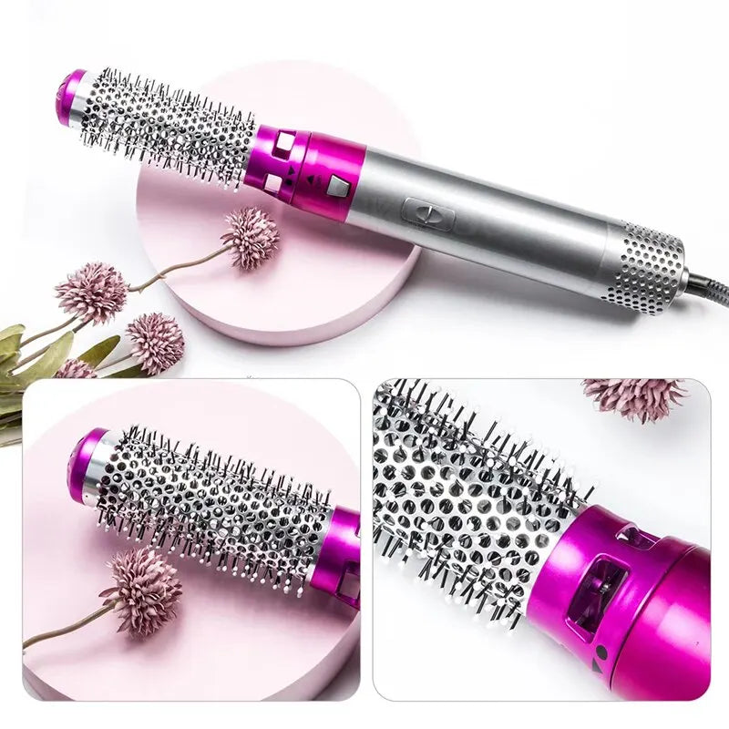 Hairdryer Comb A 5 In 1 Hot Air Comb For Curling And Straightening Hair Automatic Straight Hair Comb And Hair Dryer Hot Comb