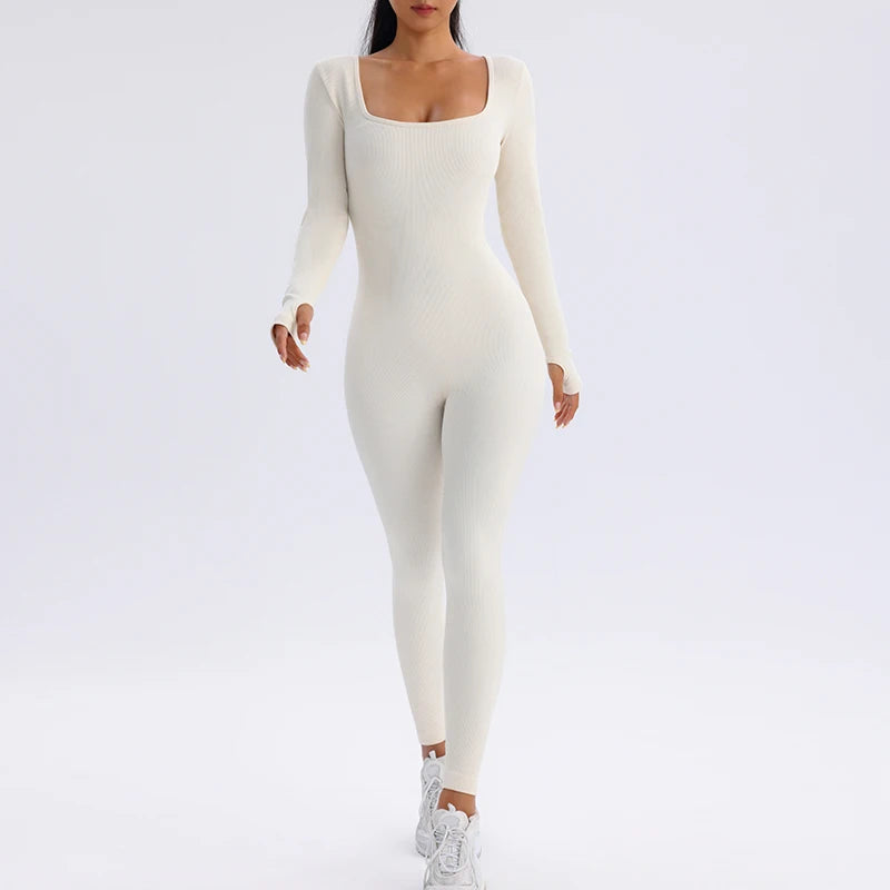 Yoga One Piece Women's Sportswear Yoga Suit Long Sleeve