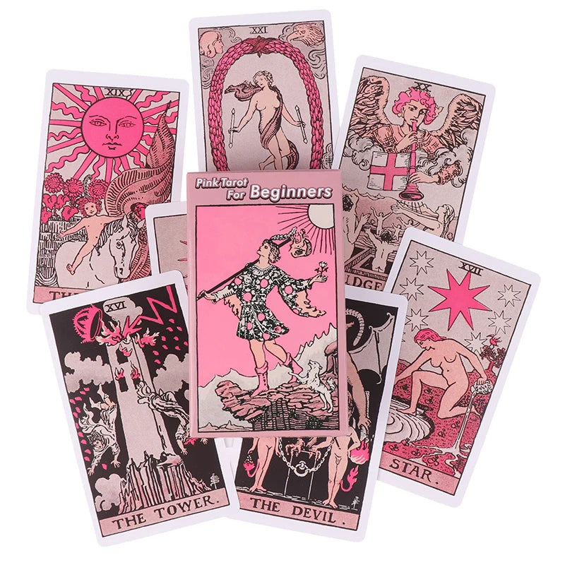 Pink Tarot For Beginners Tarot Card