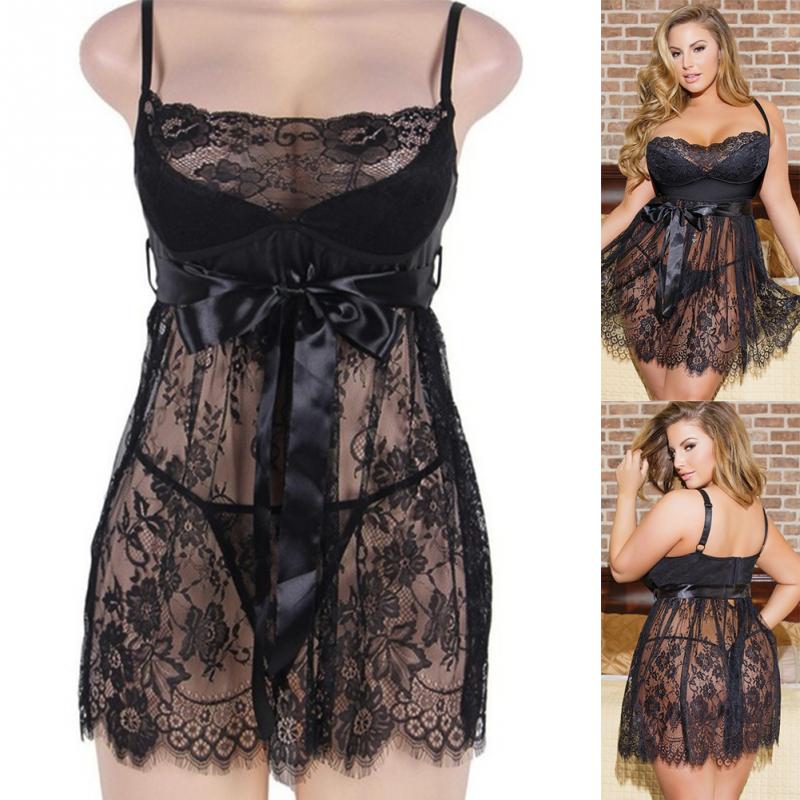 Plus Size Sexy Lingerie Dress