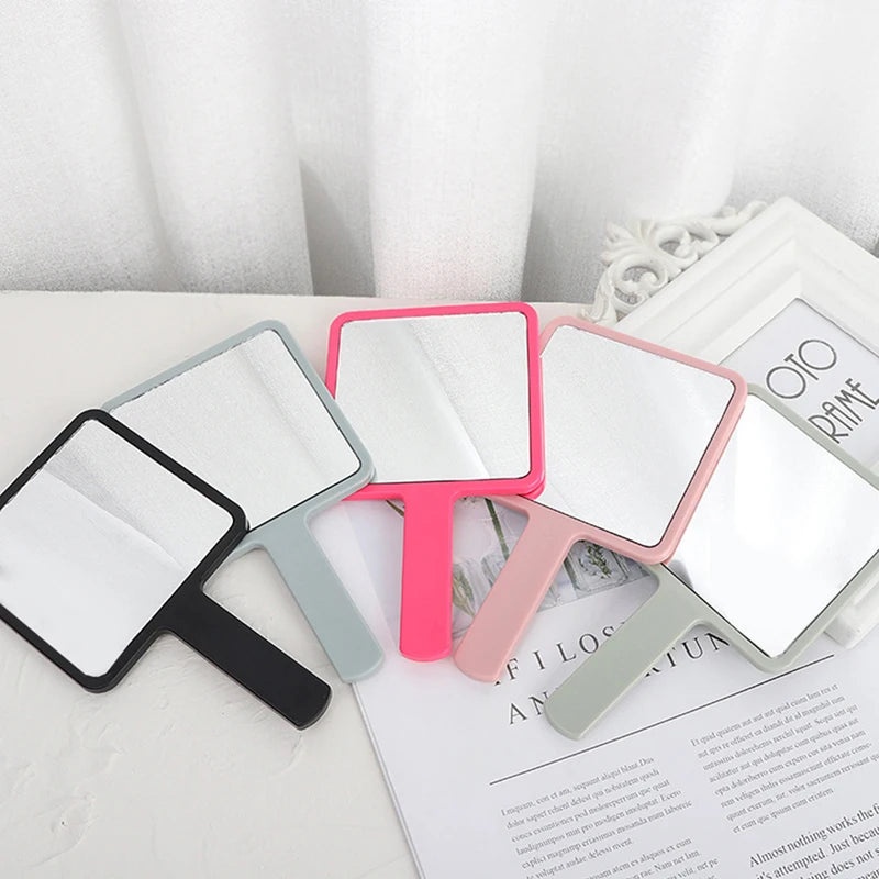 1PC Handheld Makeup Mirror Square