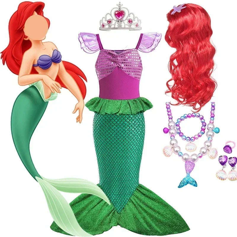 New Little Mermaid Ariel Princess Dress