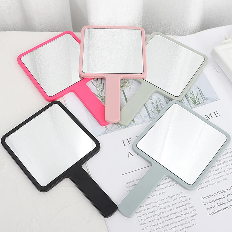 1PC Handheld Makeup Mirror Square