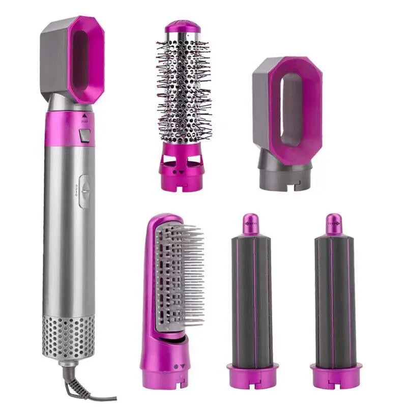 Hairdryer Comb A 5 In 1 Hot Air Comb For Curling And Straightening Hair Automatic Straight Hair Comb And Hair Dryer Hot Comb