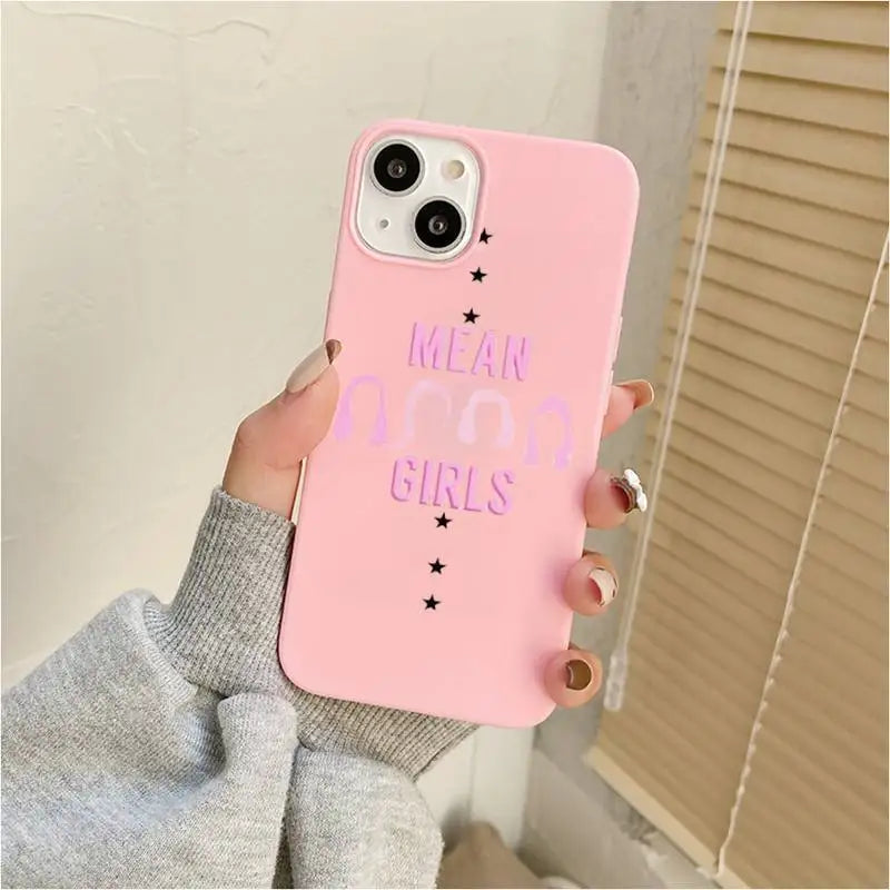 Burn Book Mean Girls Phone Case For Iphone 7 8 Plus X Xr Xs 11 12 13 Se2020 Mini Mobile Iphones 14 Pro Max Case