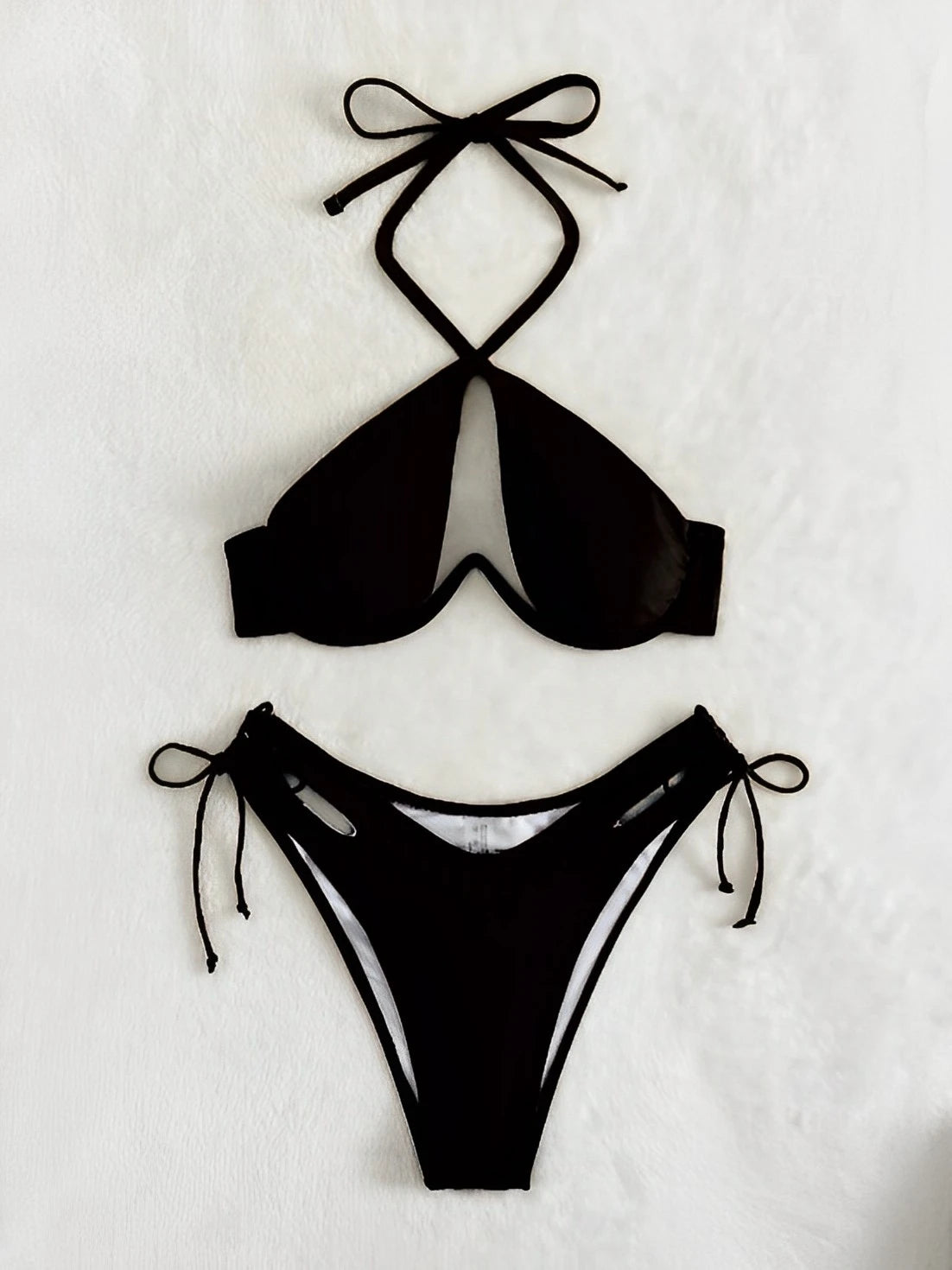 Cut-out Push Up Bikini