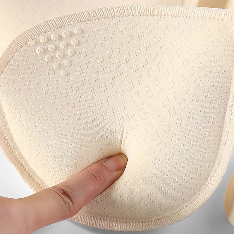 Push Up Bra Pads Inserts Women Underwear 3/5/6cm Breast Lift Breathable Sponge Padded Bra Pad