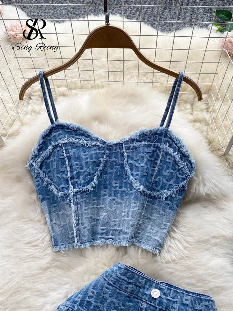 Denim co-ord set