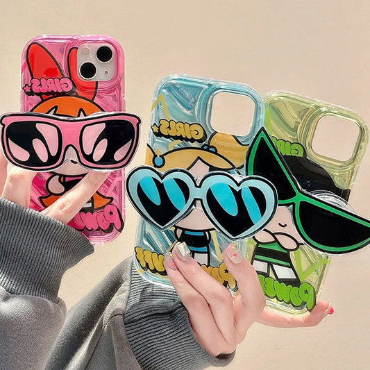 Powerpuff girls Phone Case For iPhone 14 13 12 11 Pro Max Plus  Cover