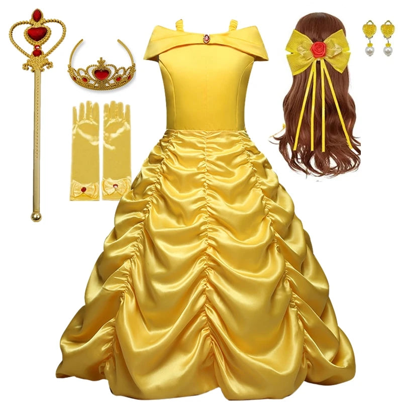 Belle Costumes Beauty and The Beast Kids Dress