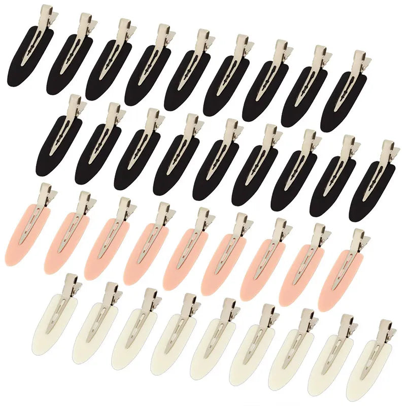 10pcs/set No Crease Basic Hair Clip