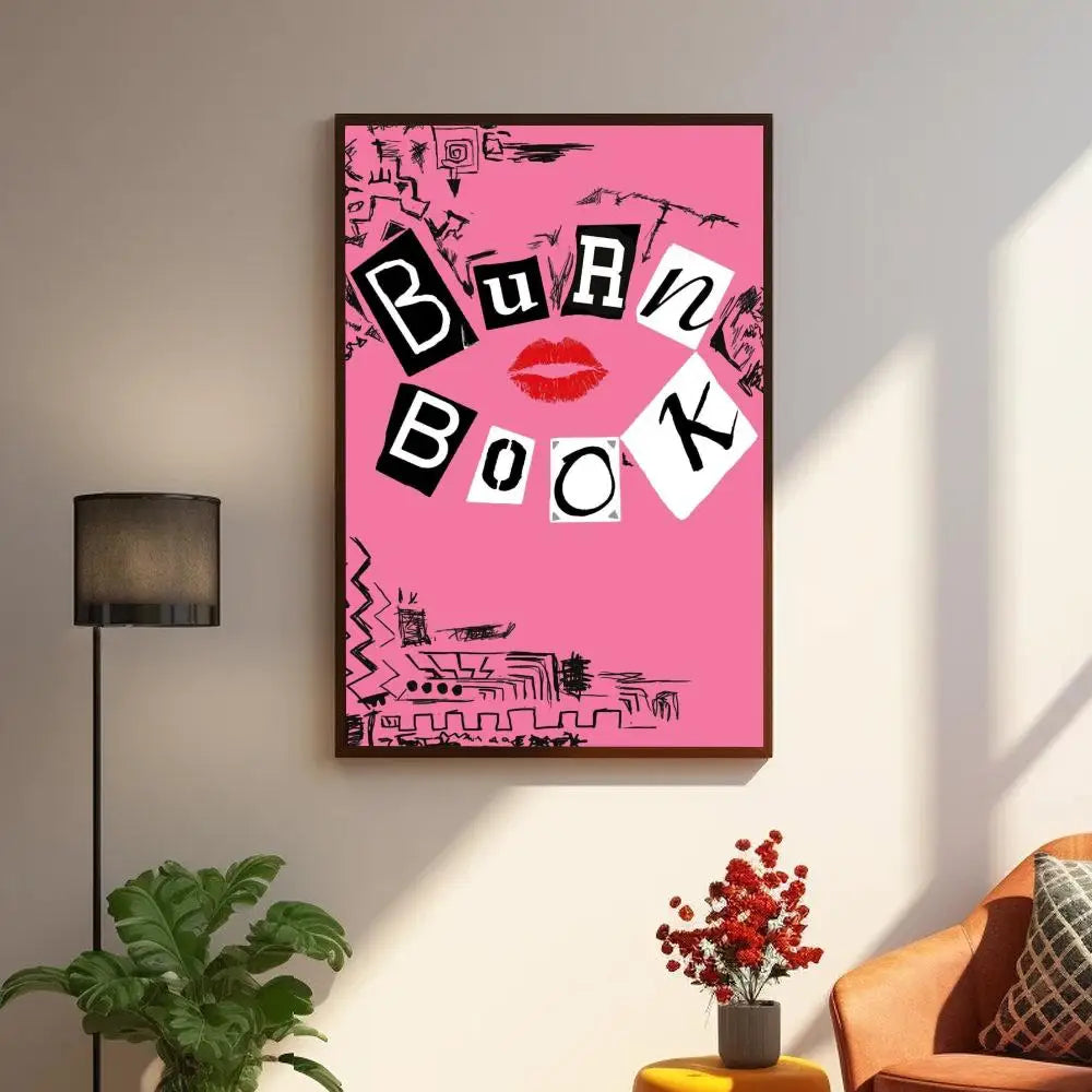 Mean Girls Movie Frameless DIY Sticky Poster Waterproof